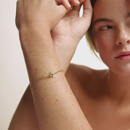 Turtle Mono Bracelet Gold