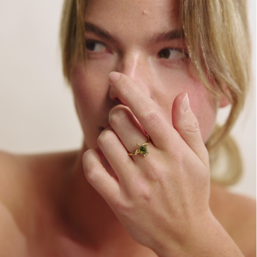 Turtle Ring Gold