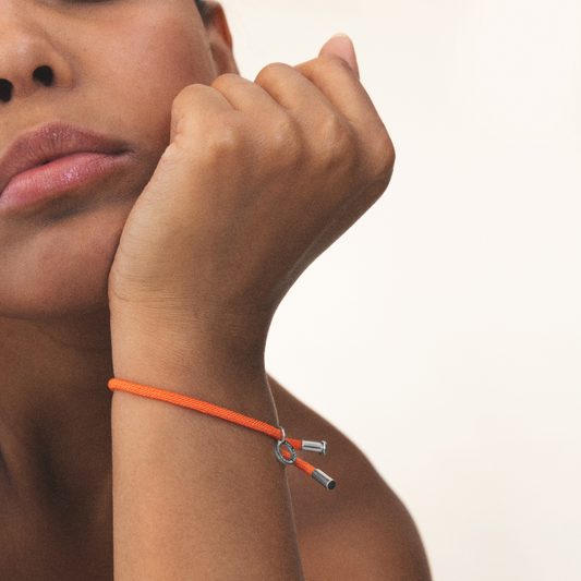 Bracelet Vitamine Mer Argent Corail