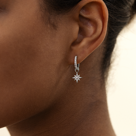 Windrose Hoops Silver