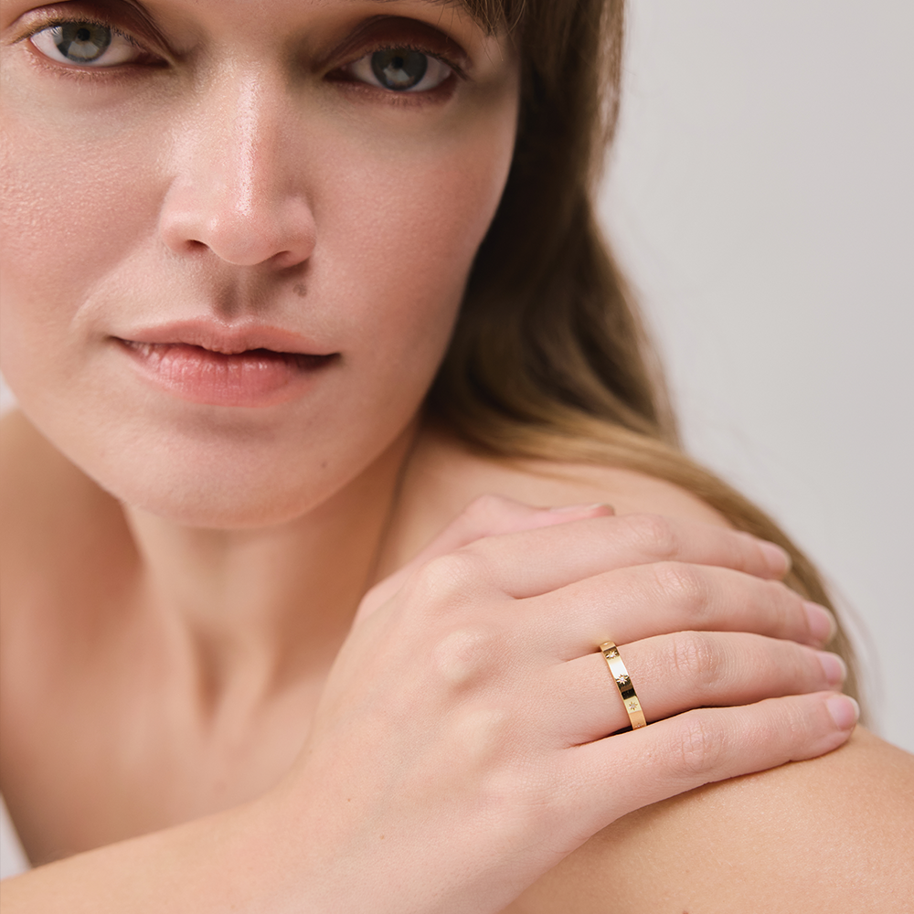 Windrose Intuition Bague Or