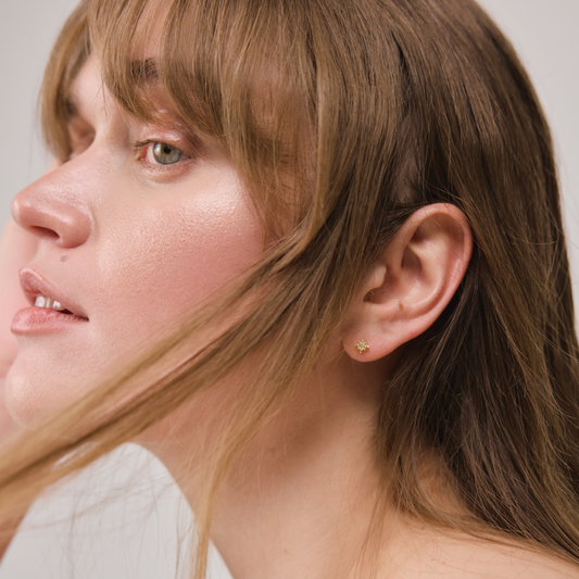 Windrose Mono Boucle d'oreille Or