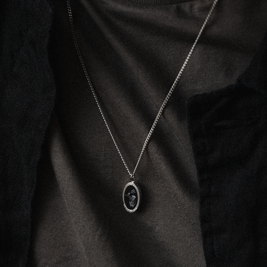 Men's Collier Poseidon argent