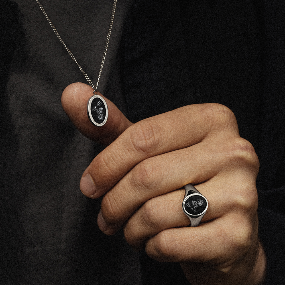 Men's Poseidon Ring Silber