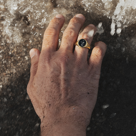 Men's Poseidon Ring Gold