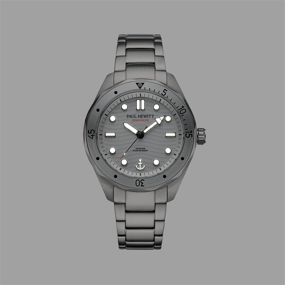 Ocean Diver Uhr Silber Weiß