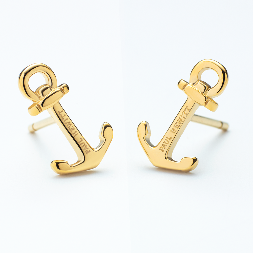 The Anchor Ohrring Gold