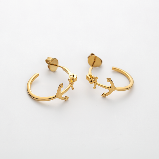 The Anchor II Earring Gold