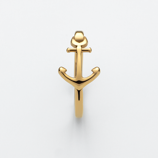 The Anchor II Ring Gold