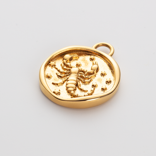 Set Scorpio Charm und Armkette Gold