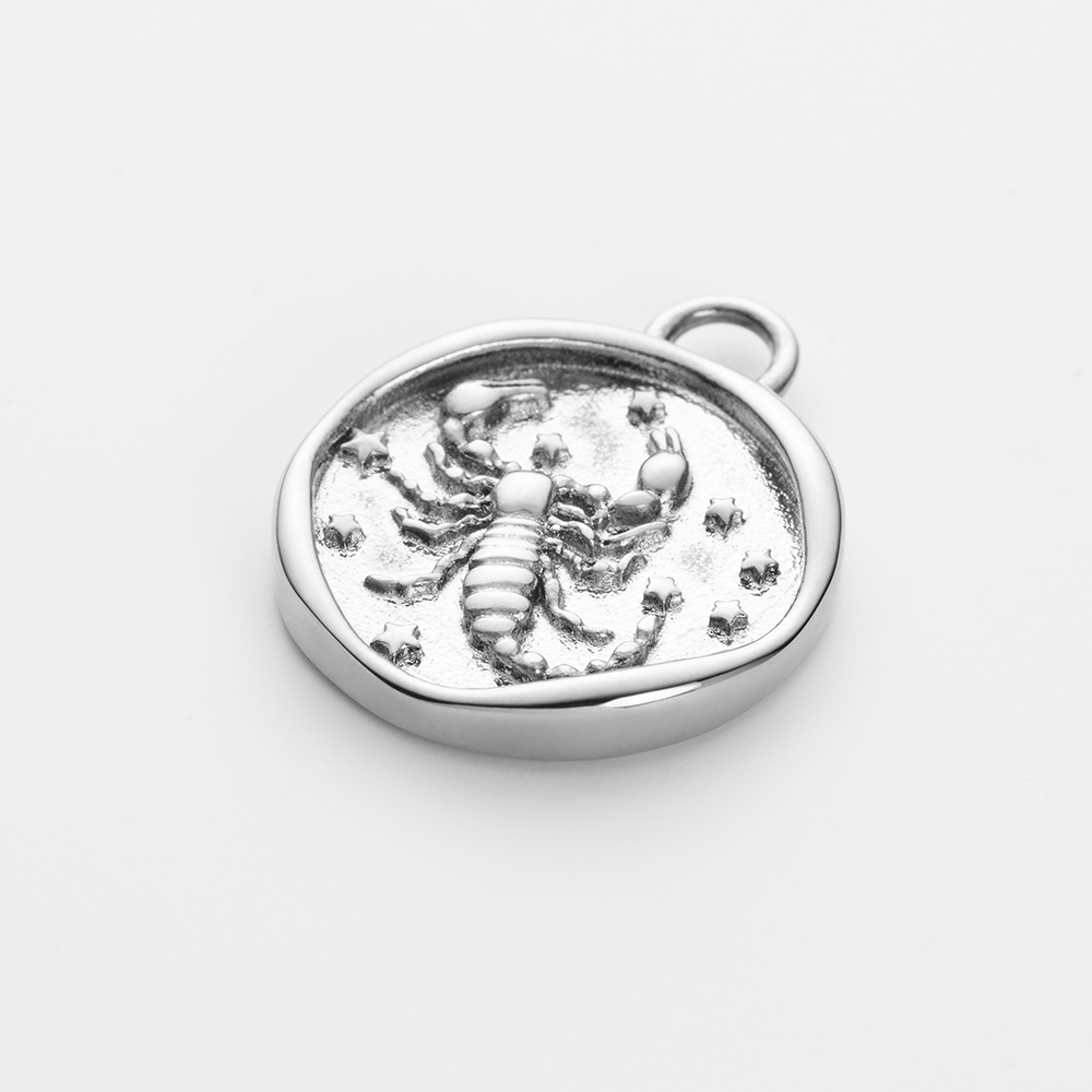 Set Scorpio Charm und Armkette Silber