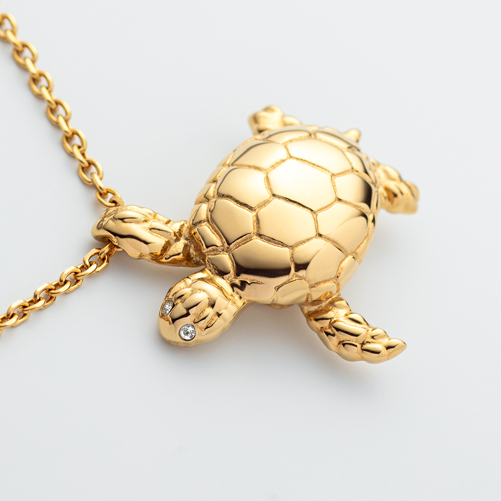 fahrradanhänger turtle Turtle Big Halskette Gold – Paul Hewitt