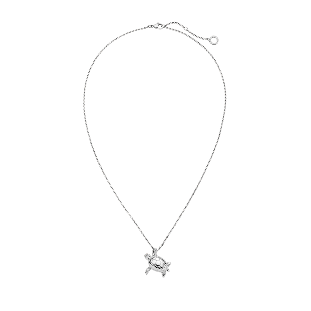 Turtle Big Halskette Silber