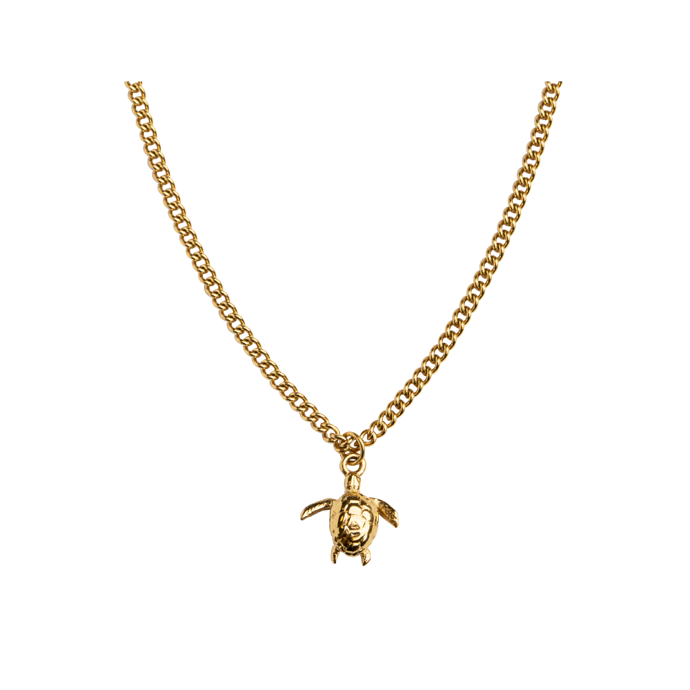 Turtle Essential Halskette Gold