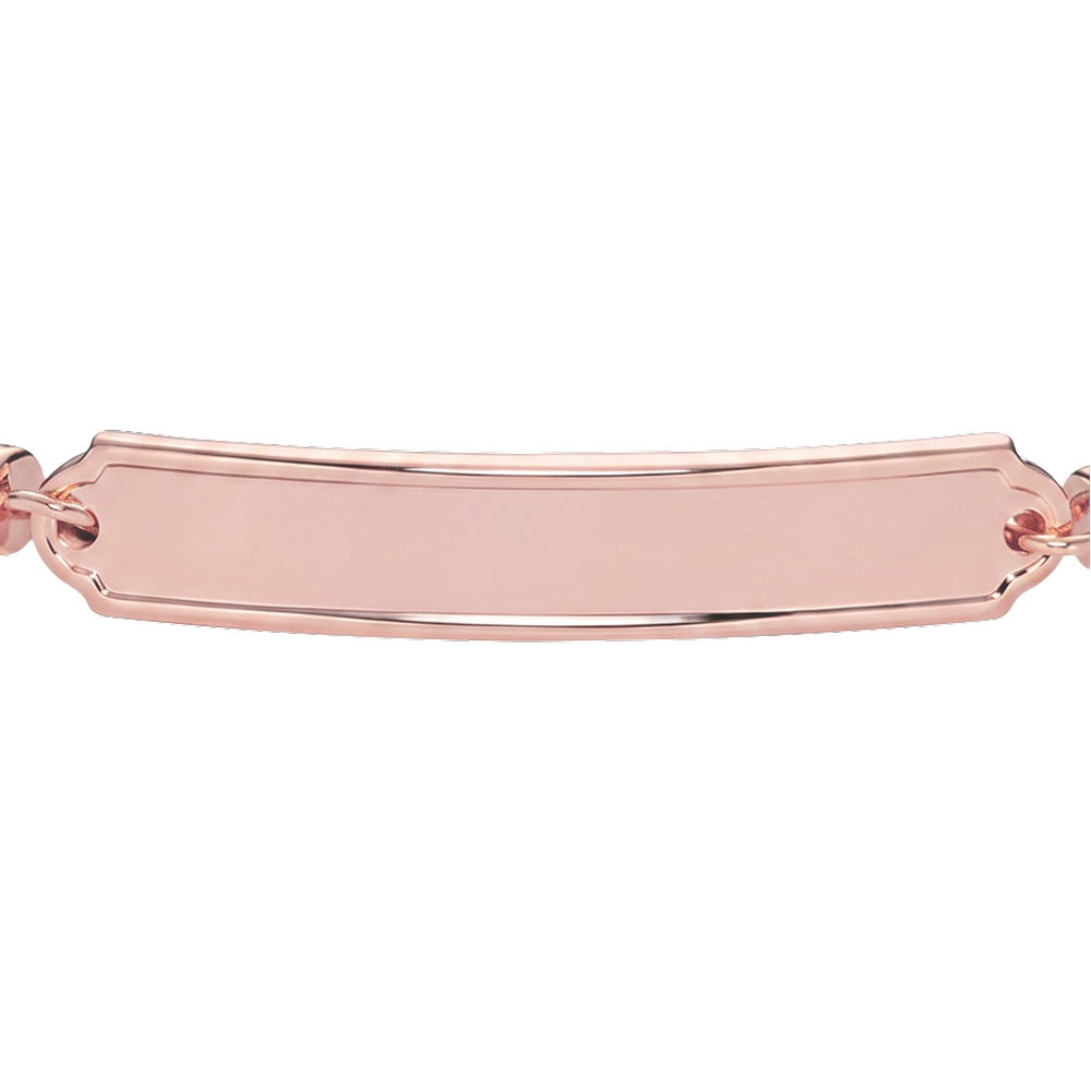 Bracelet gravé Vitamin Sea sable doré rose