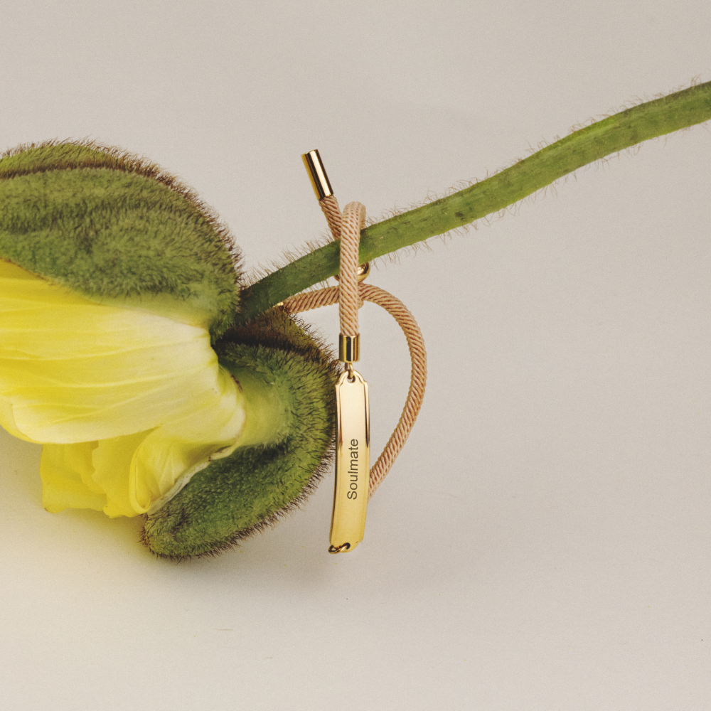 Vitamin Sea Gravur Armband Gold Sand