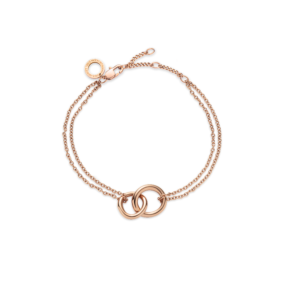 Waves Bracelet Rose Gold