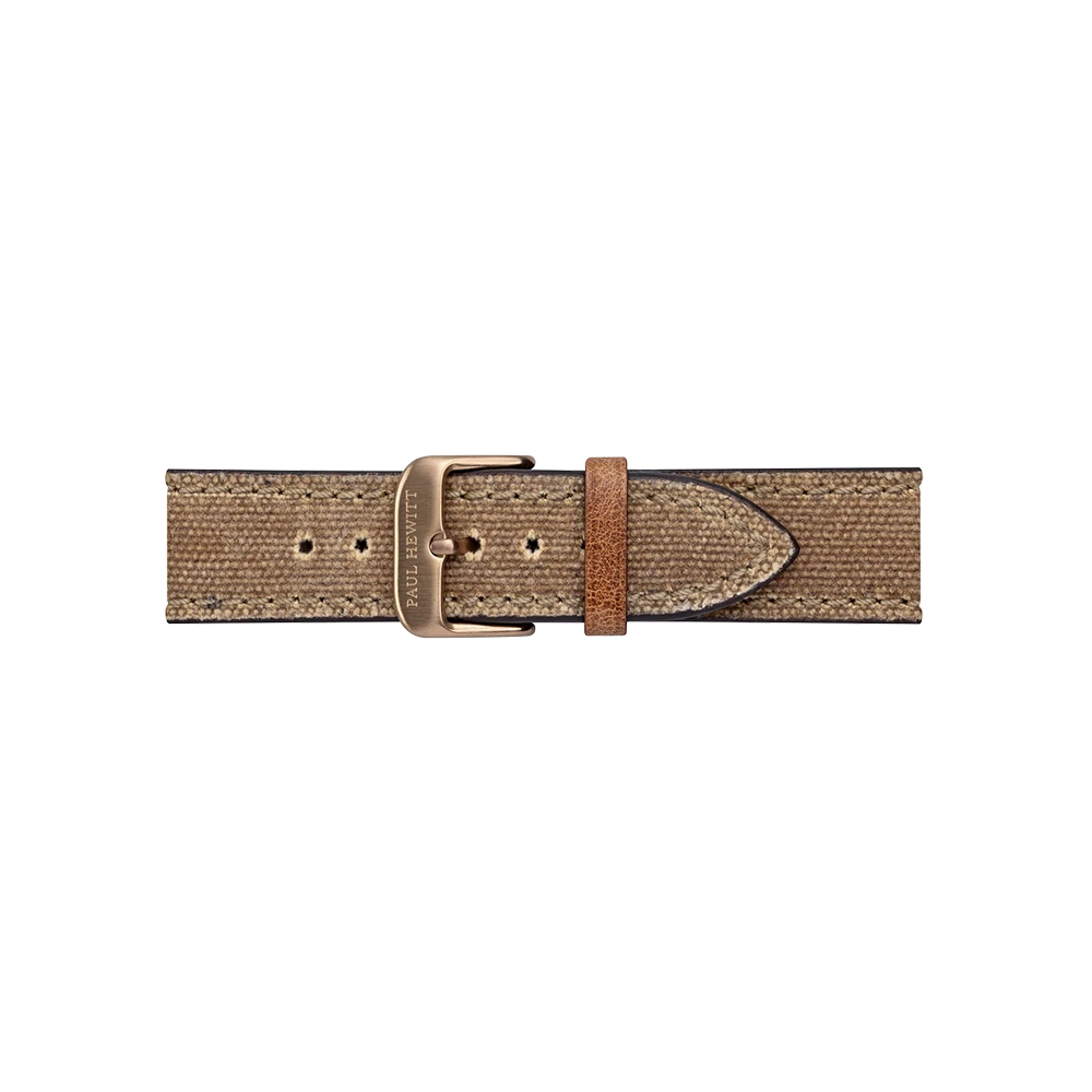 Bracelet de montre Toile Bronze Désert 20 mm