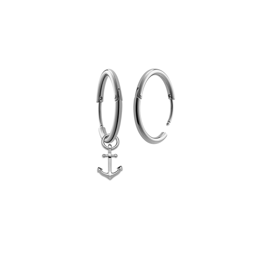 Anchor Charm Silber