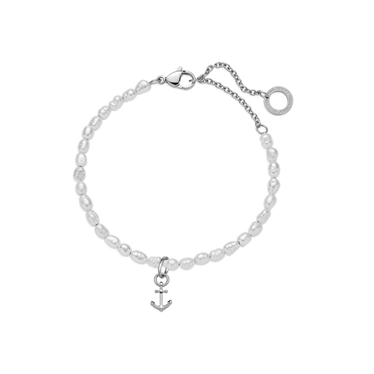 Bracelet de perles en argent