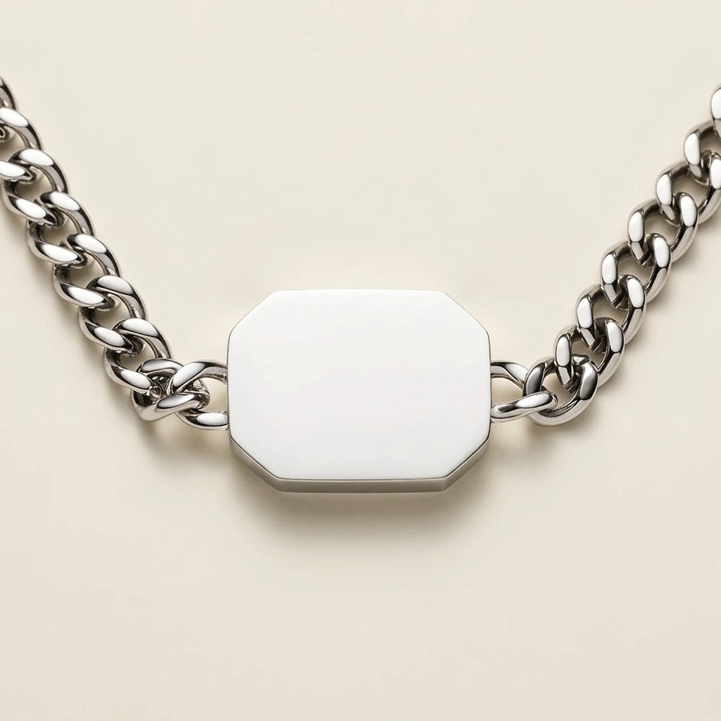 Windrose II Necklace Silver