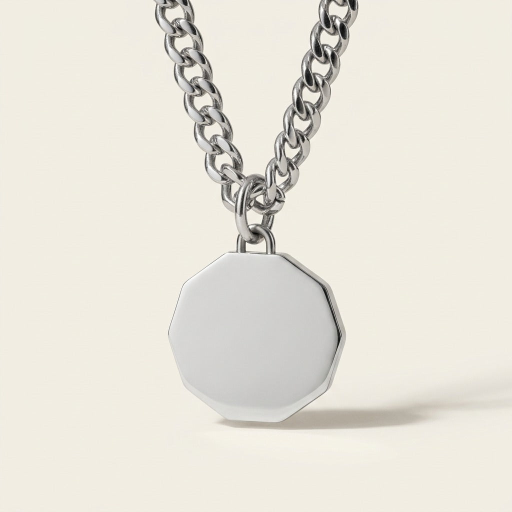Windrose III Necklace Silver