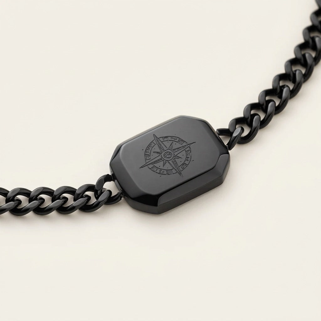 Windrose II Bracelet Black