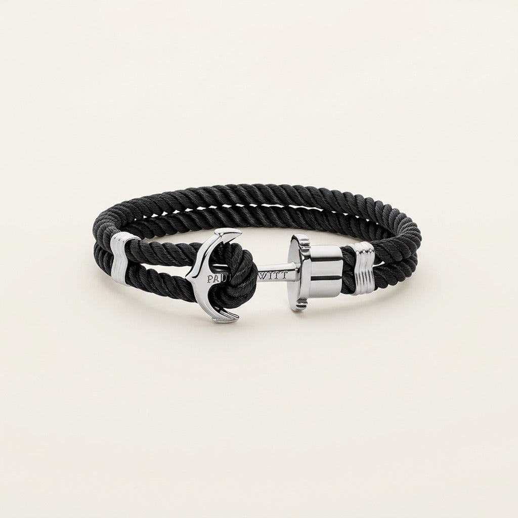 PHREP Bracelet Silver Black
