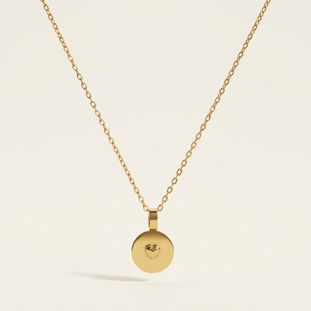 Hemisphere Necklace Gold