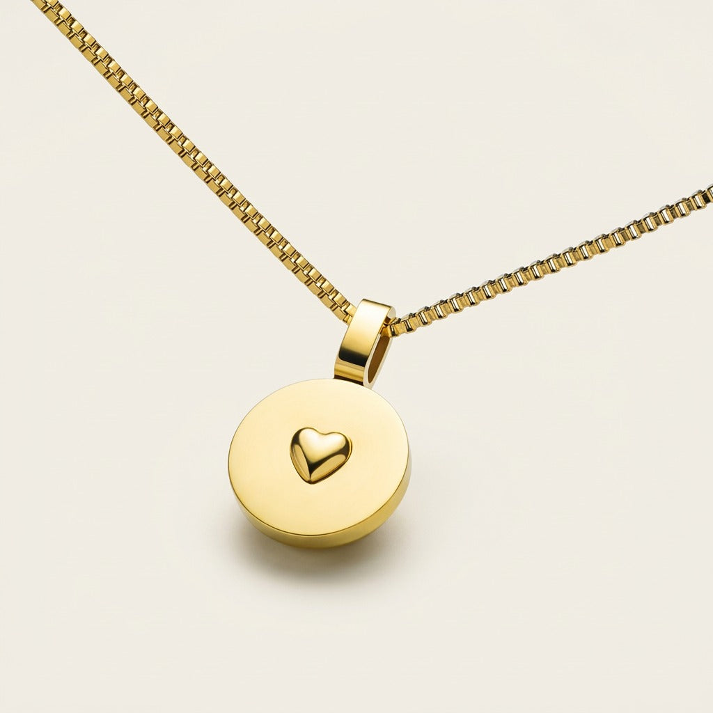 Hemisphere Necklace Gold