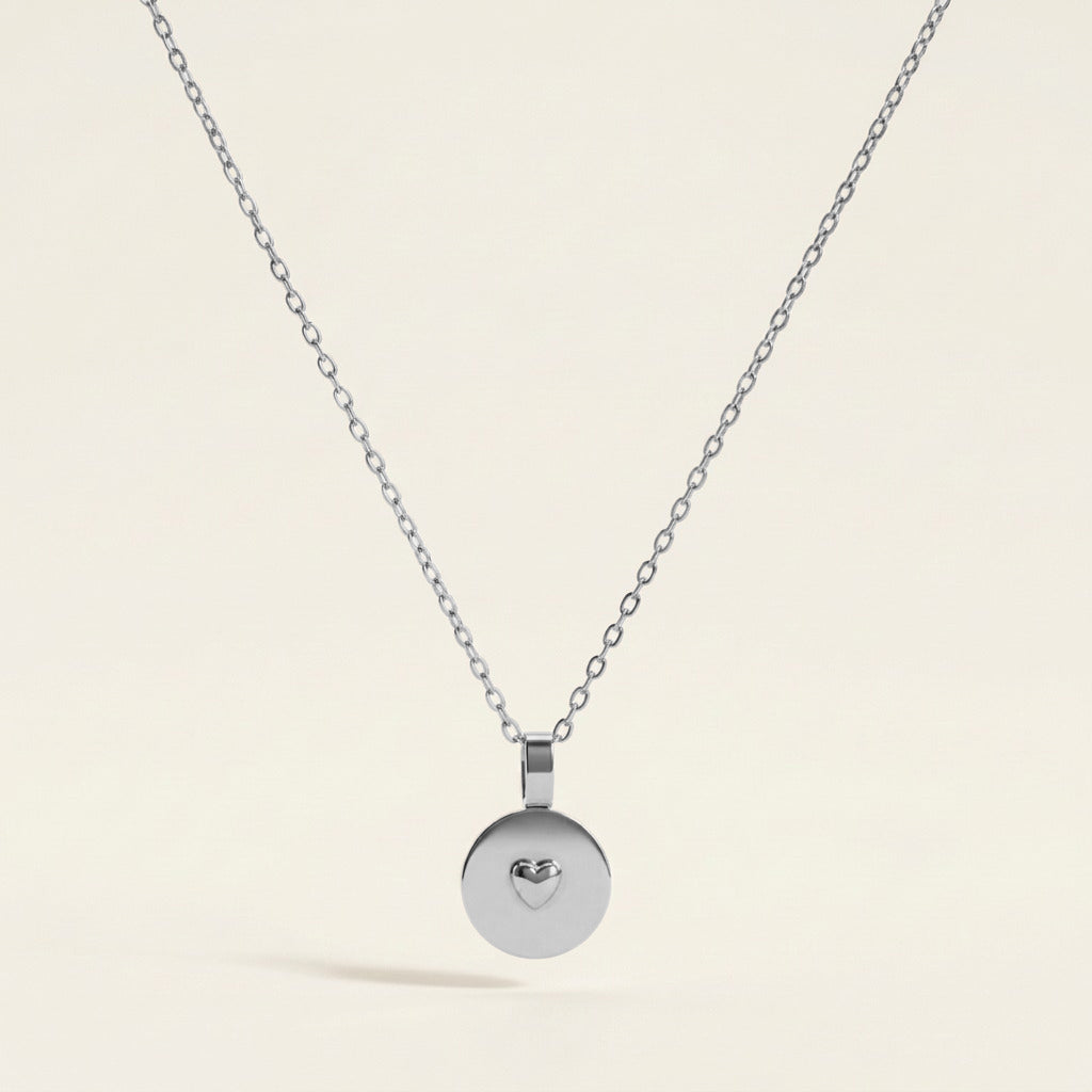 Hemisphere Necklace Silver