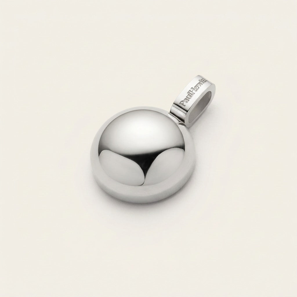 Hemisphere Necklace Silver