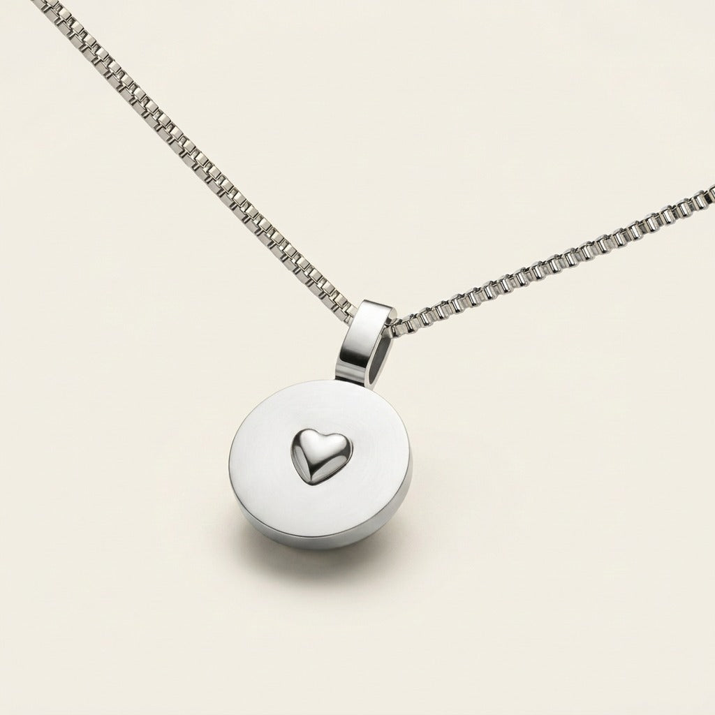 Hemisphere Necklace Silver