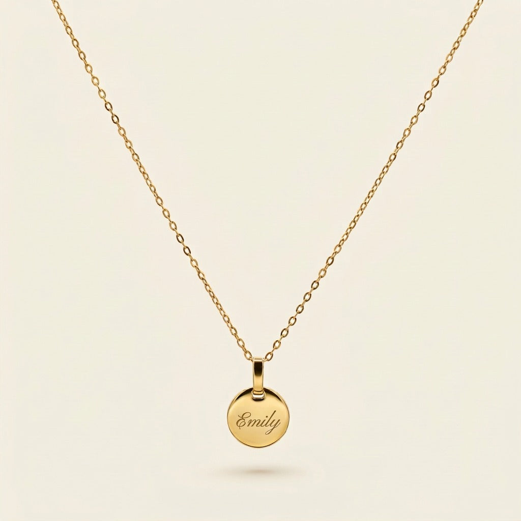Round Collier Or