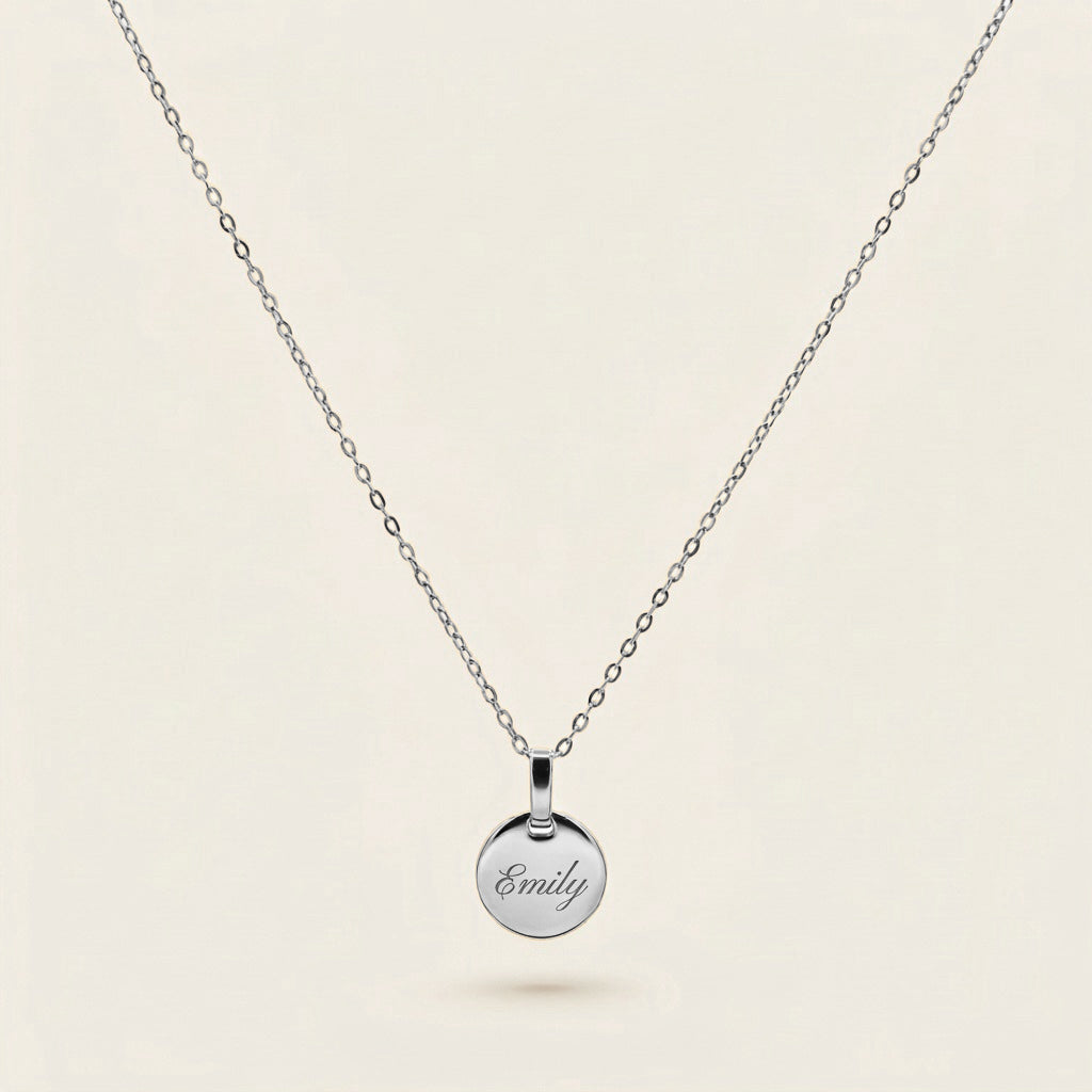 Round Necklace Silver