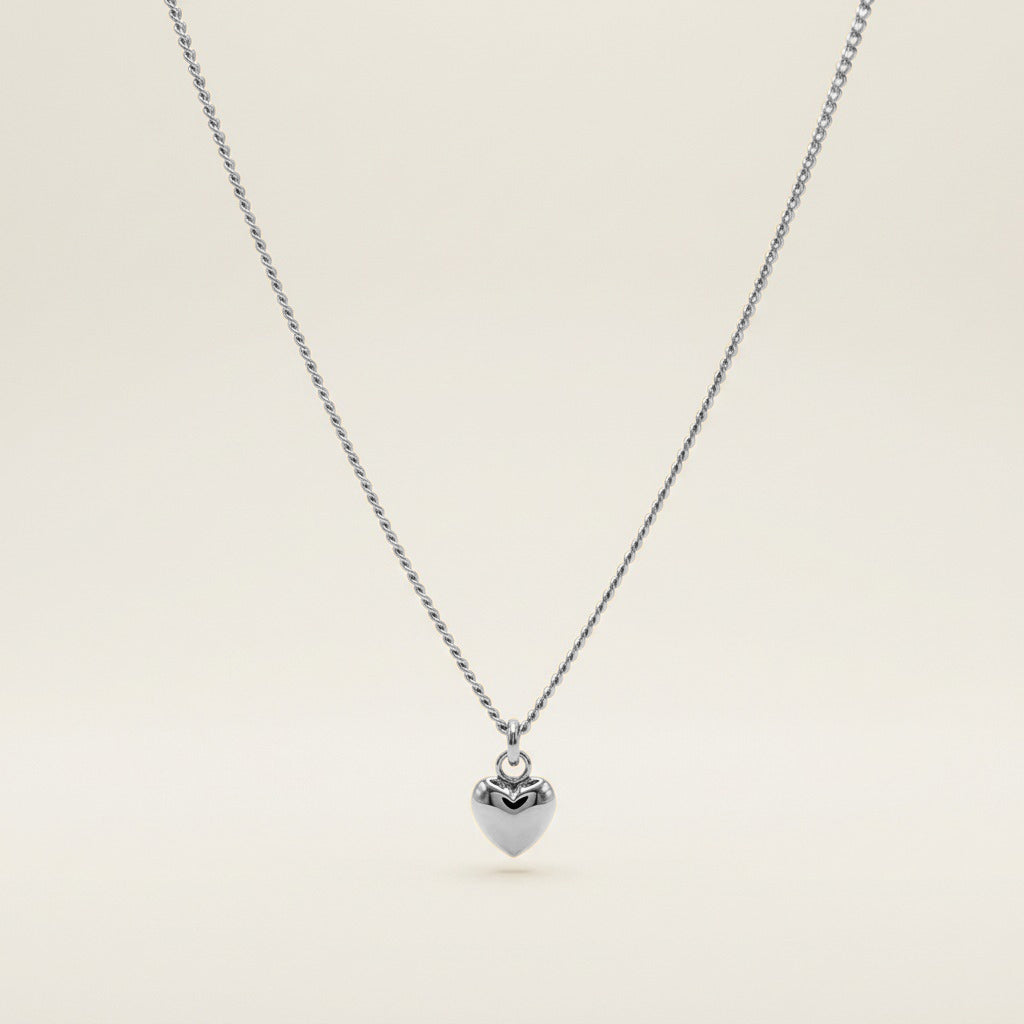 Ocean Heart Necklace Gold
