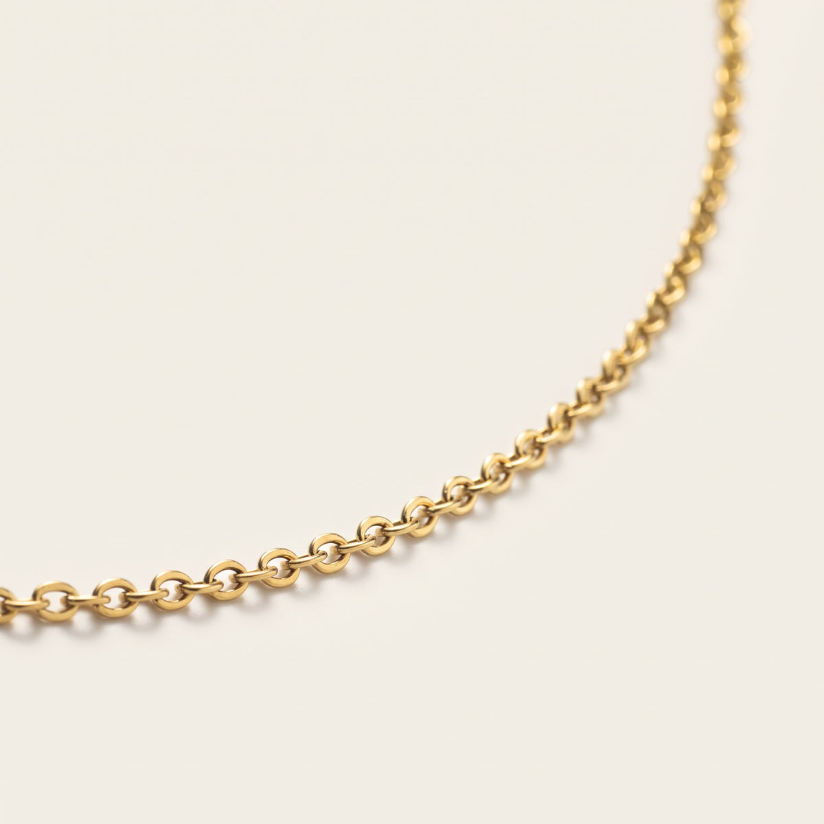 Anchor Necklace Gold