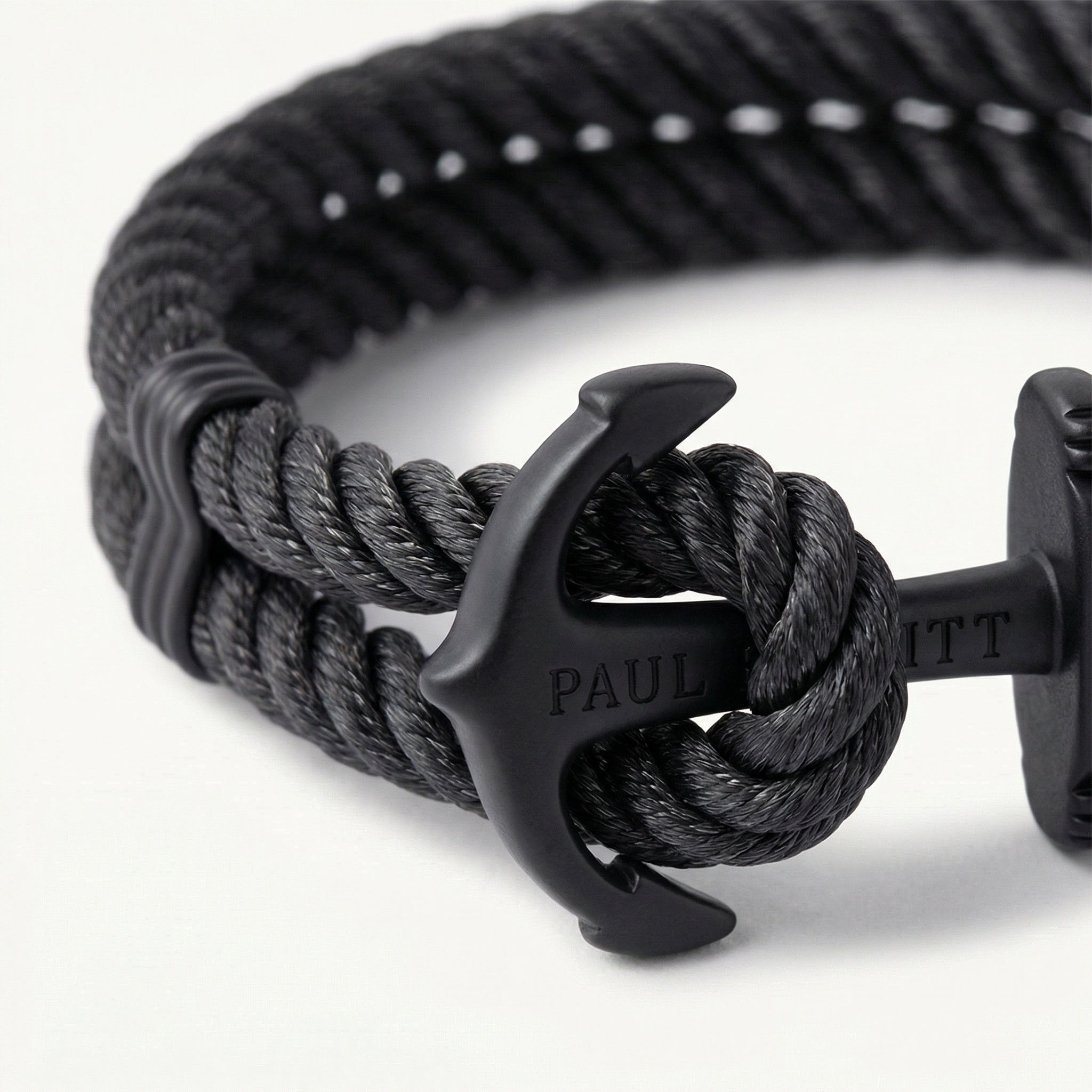 Bracelet homme M&F Western cuir usiné basket noir 0234601 Bracelet homme M&F Western cuir usiné basket noir 0234601