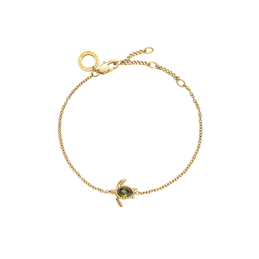 Turtle Mono Armkette Gold