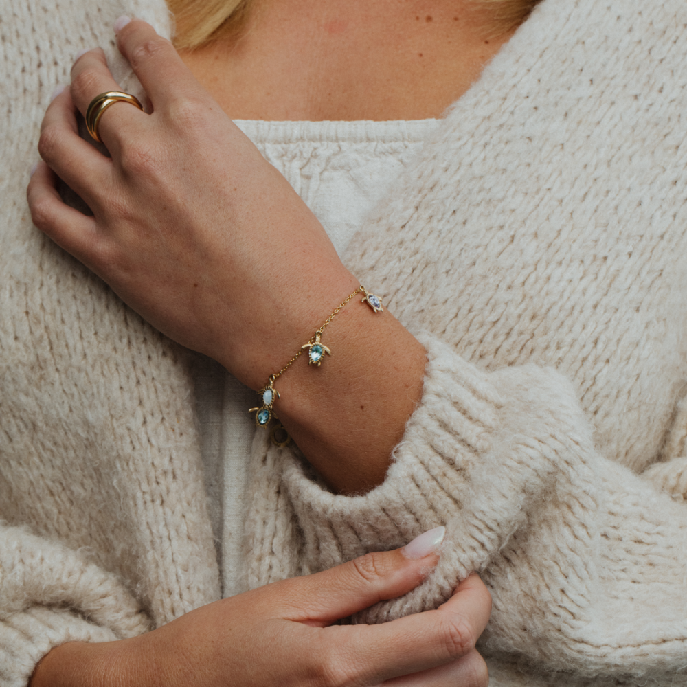 Turtle Rainbow Armkette