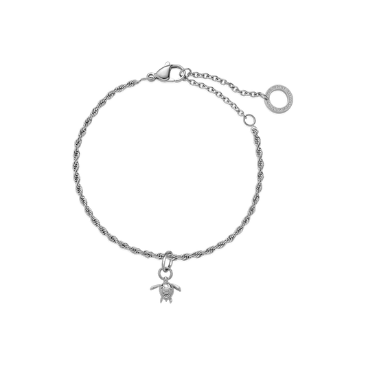 Bracelet Chaîne Corde Argent