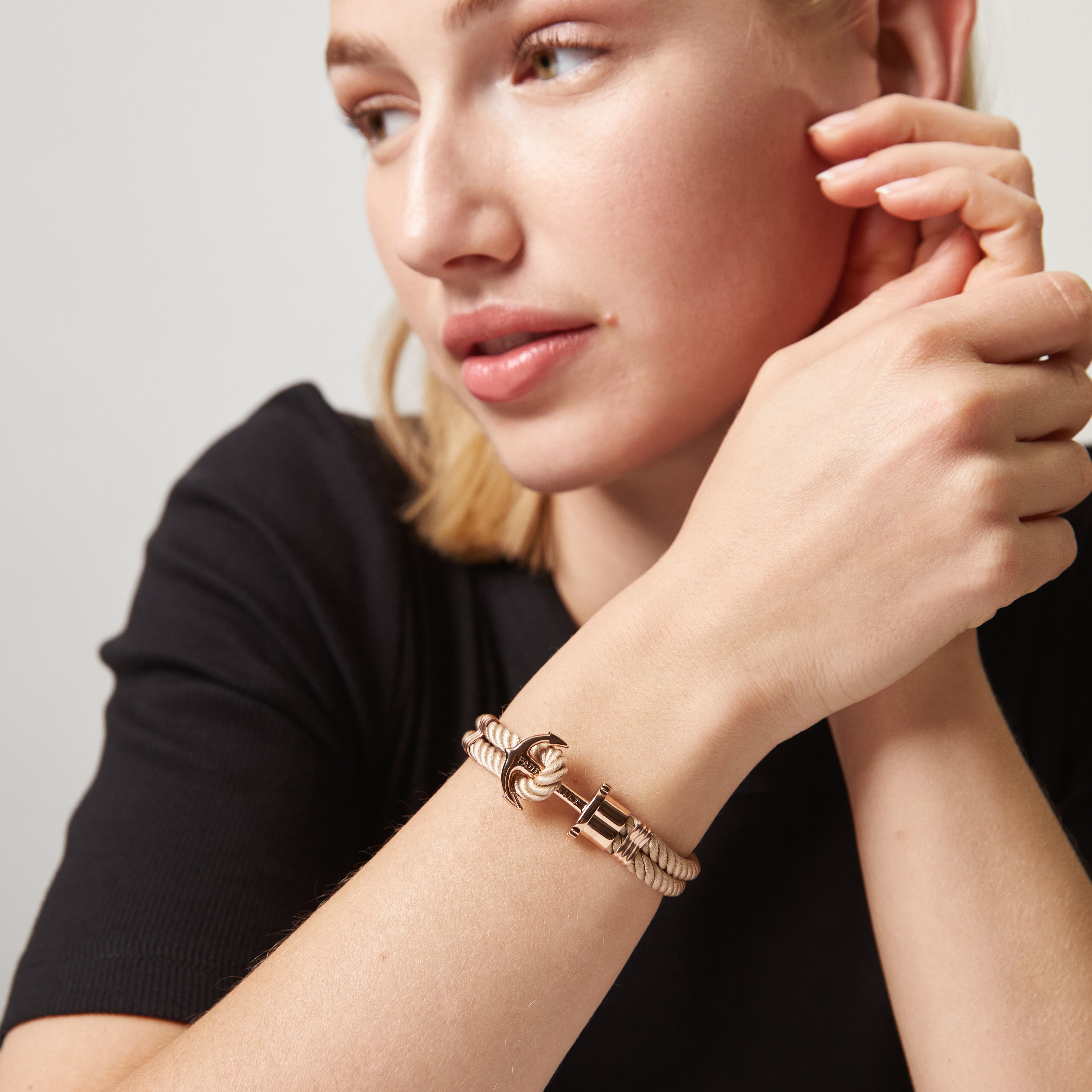 PHREP Armband Roségold Sand