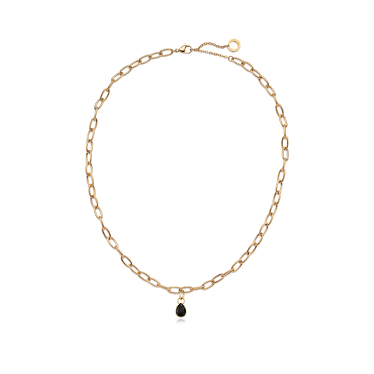 Anchor-Necklace-Black-Stones-Charm-Gold-MariniumNEW-SIZE