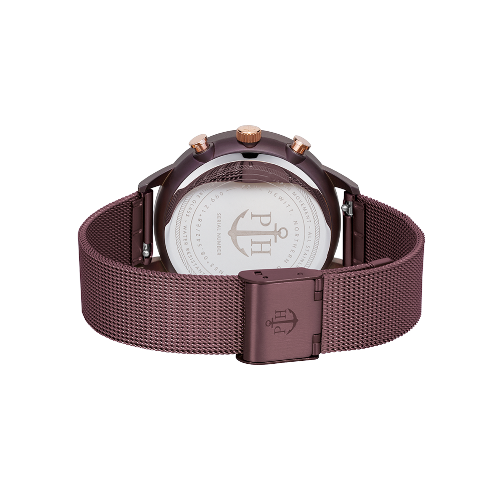 Uhr Everpulse Dark Mauve Mesh
