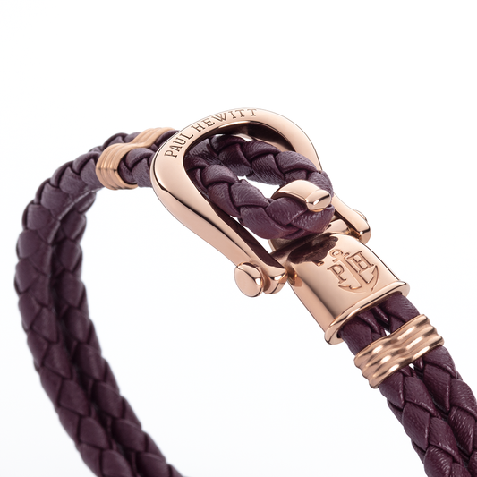 Armband Phinity Roségold Dark Mauve