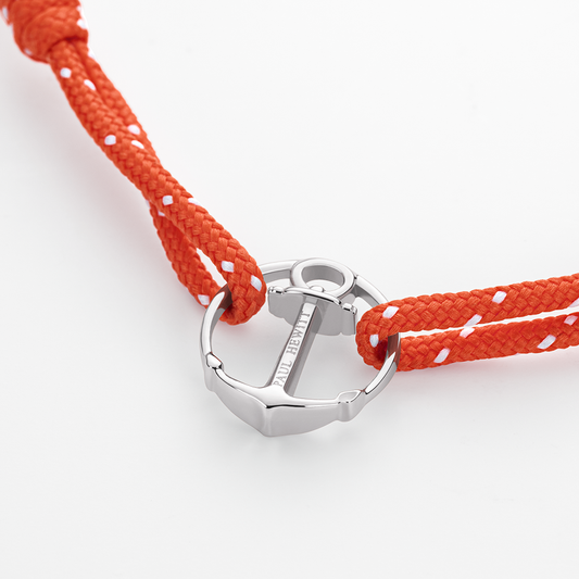 Armband Re/Brace Silber Orange