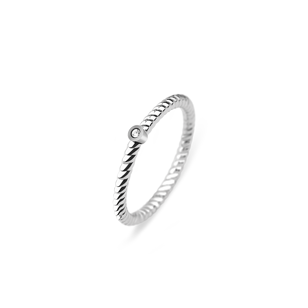 Ring North Star Silber