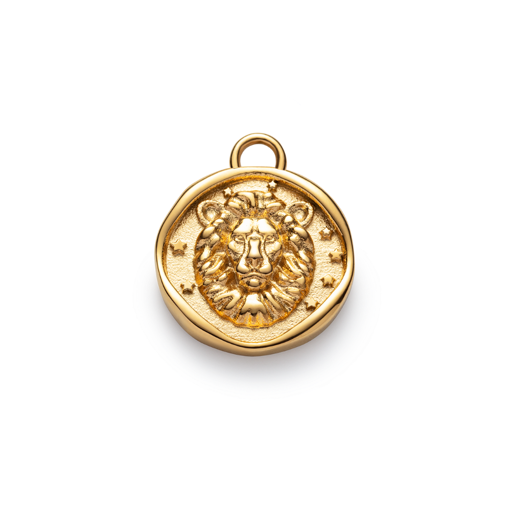 Leo Charm Gold