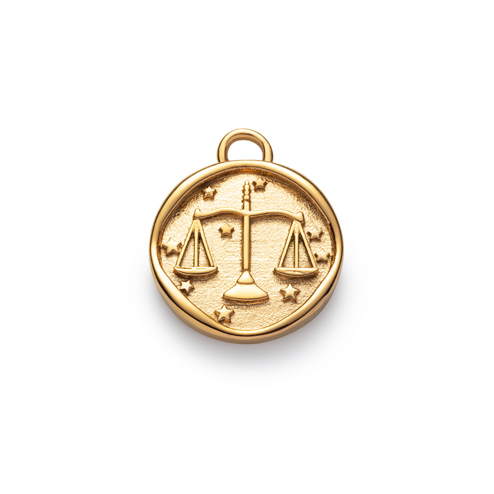Libra Charm Gold