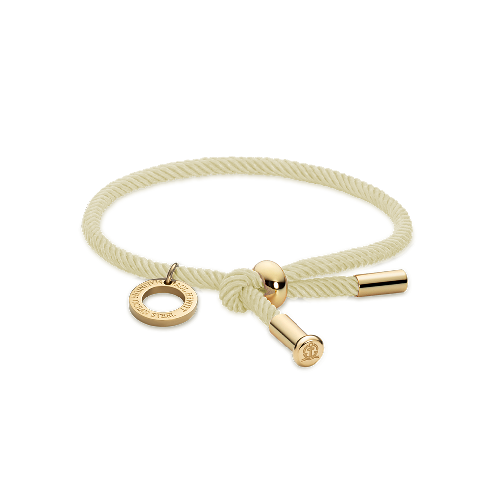 Paul Hewitt Vitamin Sea Armband Gold Off White